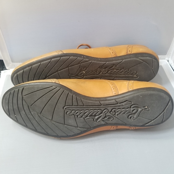 Louis Vuitton tan leather sneaker - Picture 6 of 7